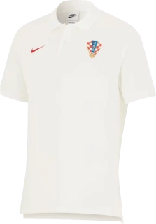 Pánská polokošile Nike Chorvatsko 2024 Polo bílá