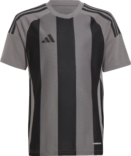 Dětský fotbalový dres Adidas Striped 24 šedo-černý