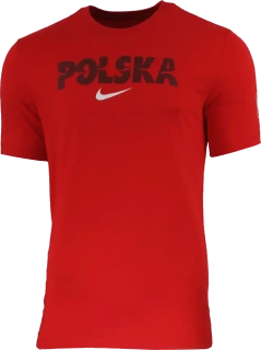Pánské fotbalové tričko Nike Polsko 2024 Crest červené