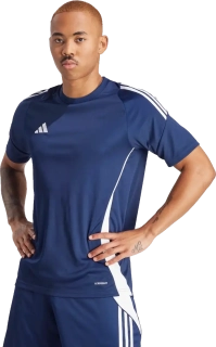 Pánský fotbalový dres AdidasTiro 24 Training tmavě modrý
