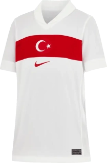 Dětský domácí fotbalový dres Nike Turecko 2024 bílý