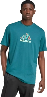 Pánské fotbalové tričko Adidas Mexico 2024 Fan Graphic zelené