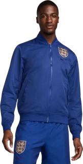 Pánský tkaný bomber Nike Anglie 2024 Essentials modrý