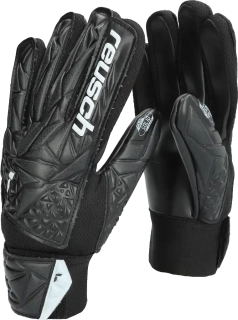 Dětské rukavice Reusch Attrakt Starter Solid Finger Support černé