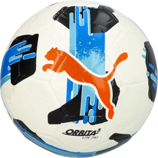 Fotbalový míč Puma Orbita 5 Fusion Lite 290 velikost 5 bílo-modrý