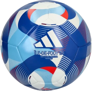 Fotbalový míč Adidas Ile De Foot 24 Training velikost 5 modrý