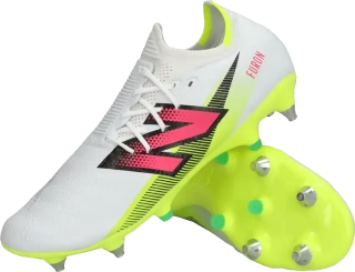 Pánské kopačky kolíky New Balance Furon V7+ Pro SG bílé