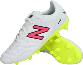 Pánské kopačky lisovky New Balance 442 V2 Academy FG bílé2
