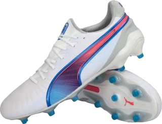 Pánské kopačky lisovky Puma King Ultimate FG/AG bílé
