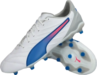 Pánské kopačky lisovky Puma King Pro FG/AG bílé