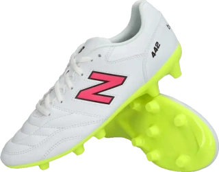 Dětské kopačky lisovky New Balance 442 V2 Academy FG bílé2
