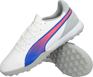 Pánské kopačky turfy Puma King Match TT bílé