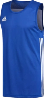 Pánský oboustranný dres bez rukávů Adidas 3G Speed Reversible modrý