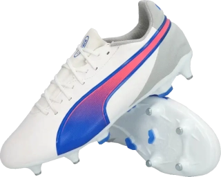 Pánské kopačky kolíky Puma King Match MxSG bílé