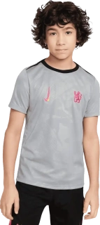 Dětské předzápasové tričko Nike Chelsea FC 24/25 šedé