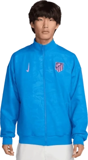 Pánská fotbalová bunda Nike Atletico Madrid 24/25 Anthem modrá