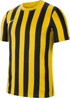 Dětský fotbalový dres Nike Striped Division IV žluto-černý