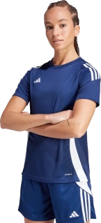Dámský fotbalový dres Adidas Tiro 24 tmavě modrý