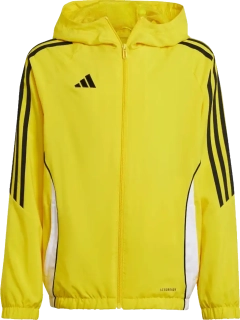 Dětská bunda větrovka Adidas Tiro 24 Windbreaker žlutá
