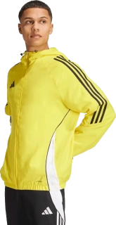 Pánská bunda větrovka Adidas Tiro 24 Windbreaker žlutá