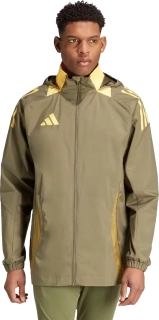 Pánská šusťáková bunda Adidas Tiro 24 Competiton Allweather béžová
