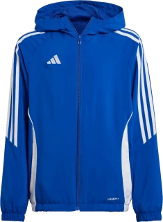 Dětská bunda větrovka Adidas Tiro 24 Windbreaker modrá