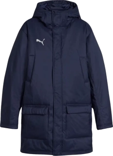 Pánská zimní bunda s kapucí Puma TeamFINAL Winter modrá