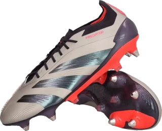 Pánské kopačky kolíky Adidas Predator Elite SG šedé