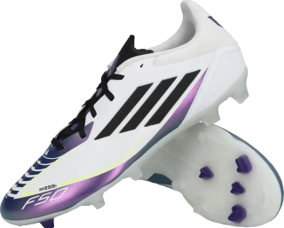 Pánské kopačky lisovky Adidas F50 League Messi FG/MG bílé