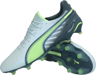 Pánské kopačky lisovky Puma King Ultimate FG/AG světle zelené
