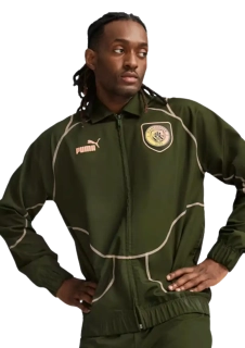 Pánská bunda Puma Manchester City 24/25 ftblStatement zelená 