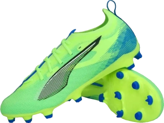 Dětské kopačky lisovky Puma Ultra 5 Pro FG/AG limetka