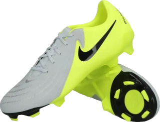 Pánské kopačky lisovky Nike Phantom GX II Academy FG/MG limetkově-šedé