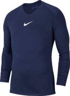 Pánské termo tričko Nike Dry Park First Layer LS modré2