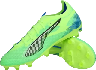 Pánské kopačky lisovky Puma Ultra 5 Match FG/AG limetka