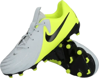 Dětské lisovky Nike Phantom GX II Academy FG/MG limetkově-šedé