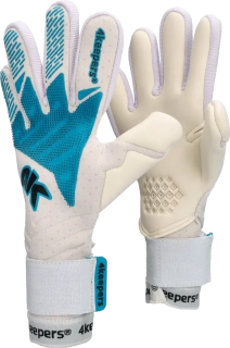 Pánské brankářské rukavice 4keepers Elite Phantom NC bílo-blankytné