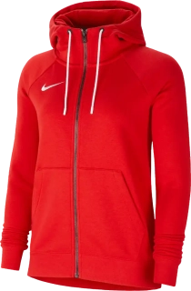 Dámská mikina s kapucí Nike Dry Park 20 FZ červená