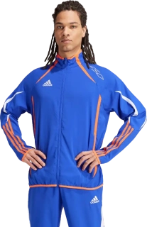 Pánská hřejivá bunda Adidas F50 Woven modrá