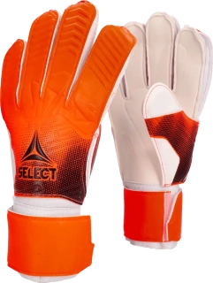 Dětské brankářské fotbalové rukavice Select Flexi Grip Play oranžové