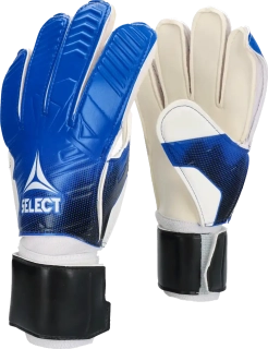 Dětské brankářské fotbalové rukavice Select Flexi Grip Play modré
