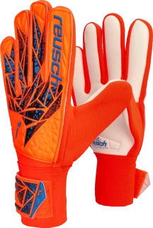 Pánské brankářské rukavice Reusch Attrakt Starter Grip oranžové