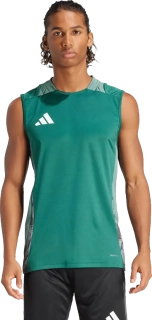 Pánský dres bez rukávů AdidasTiro 24 CT Sleeveless zelený