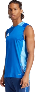 Pánský dres bez rukávů AdidasTiro 24 CT Sleeveless modrý2