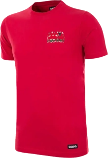 Pánské tričko retro COPA Portugal 2016 European Champions červené