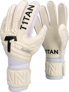 Dětské brankářské rukavice T1TAN Classic 1.0 White-Out bílé