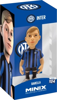 Sběratelská figurka Minix Inter Milan Nicolo Barella 12 cm modrá