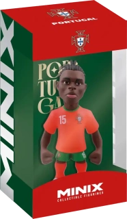 Sběratelská figurka Minix Portugalsko Rafael Leão 12 cm červená