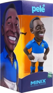 Sběratelská figurka Minix Brazílie Pelé 12 cm modrá