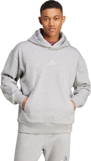 Pánská mikina s kapucí Adidas All SZN Fleece šedá